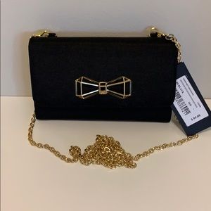 Ted Baker clutch with gold detachable chain